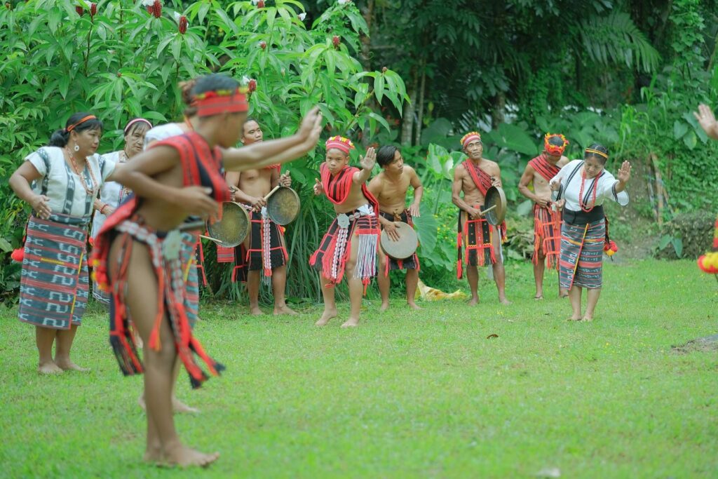 Ifugao people on their native dance